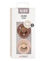 BIBS Набор из 2-х пустышек Colour Latex Anatomical Blush/Woodchuck 0-6 месяцев — изображение 3