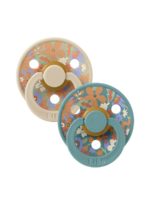 BIBS Набор из 2-х пустышек Liberty Colour June Blossom/Vanilla Hush Mix 0-6 месяцев