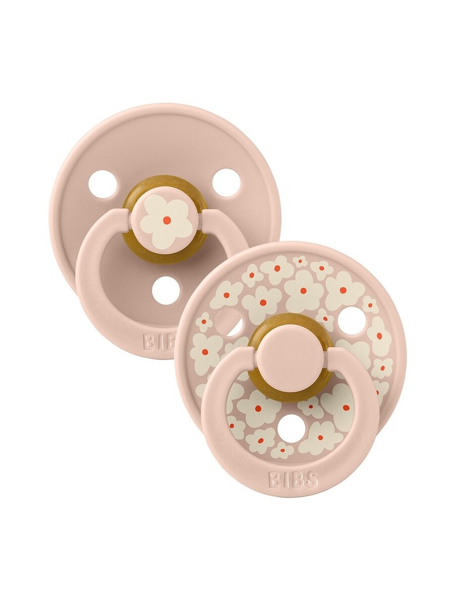 BIBS Набор из 2-х пустышек Studio Colour Jasmine Blush Mix 0-6 месяцев BIBS Набор из 2-х пустышек Studio Colour Jasmine Blush Mix 0-6 месяцев — изображение 1