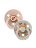 BIBS Набор из 2-х пустышек Studio Colour Ladybug Blush/Sand 18-36 месяцев