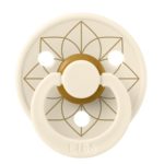 BIBS Пустышка Colour Noor Ivory/Gold 0-6 месяцев