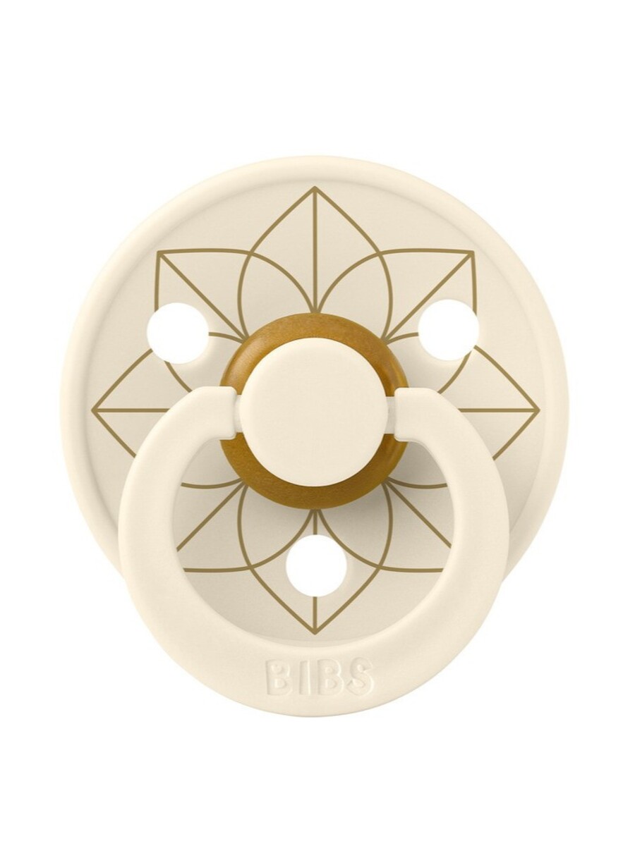 BIBS Пустышка Colour Noor IvoryGold 0-6 месяцев BIBS Пустышка Colour Noor Ivory/Gold 0-6 месяцев — изображение 1