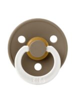BIBS Пустышка ночная Colour Glow Latex Dark Oak 18-36 месяцев
