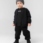 Bodo Костюм из футера с начесом (кофта на молнии, брюки) черный