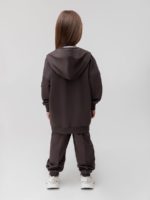 Bodo Костюм (кофта с капюшоном, брюки с отстрочками) коричневый — изображение 5