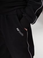 Bodo Костюм с декоративным кантом (кофта на молнии, брюки) черный — изображение 11