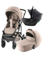 Britax Roemer Коляска 3 в 1 Smile 5Z Style Teak + Baby-Safe Core Midnight Grey