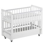 Antemi Кроватка Classic Sleep с ящиком и универсальным маятником белый