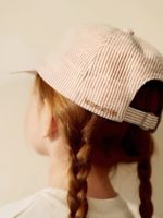Loomknits Кепка в полоску песочная — изображение 3