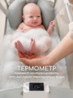 Miyoumi Складная ванночка для купания с термометром Cloud — изображение 3