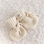 Mimibaby Пинетки из хлопка молочные