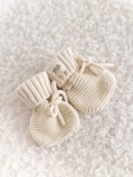 Mimibaby Пинетки из хлопка молочные