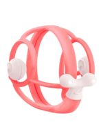 Mombella Прорезыватель-погремушка улитка розовая