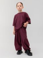 Bodo Костюм (футболка, брюки-алладины) бордовый