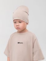 Bodo Шапка из кулирки бежевая — изображение 2
