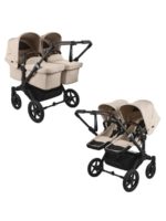 Bugaboo Коляска для двойни 2 в 1 Donkey 5 Twin Black/Desert Taupe/Desert Taupe — изображение 6