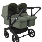 Bugaboo Коляска для двойни 2 в 1 Donkey 5 Twin Black/Forest Green/Forest Green