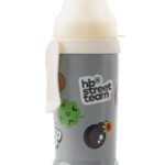 Happy Baby Поильник с прищепкой Grey Stickers 360мл
