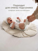 Happy Baby Вкладыш для купания в раковине Aquahug Warm grey — изображение 4