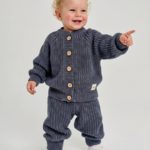Mimibaby Комплект (кардиган, брюки) антрацитовый