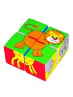 Мякиши Мягкие кубики Собери картинку Животные Африки — изображение 4