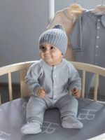 Наследник Выжанова Комбинезон вязаный серый — изображение 3