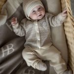 Наследник Выжанова Комплект (кардиган, брюки) бежевый