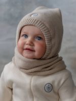 Наследник Выжанова Комплект (шапка, снуд) бежевый