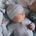 Наследник Выжанова Шапочка ажурная серо-голубая