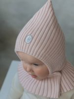 Наследник Выжанова Шапочка-шлем пудра — изображение 3