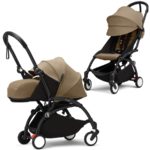 Stokke Коляска 2 в 1 Yoyo3 с мягкой люлькой шасси черное Кофейный