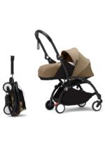 Stokke Коляска 2 в 1 Yoyo3 с мягкой люлькой шасси черное Кофейный — изображение 2