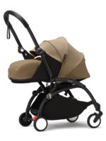 Stokke Коляска 2 в 1 Yoyo3 с мягкой люлькой шасси черное Кофейный — изображение 4