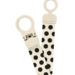 BIBS Держатель для пустышки Clip Loop Ivory/Black