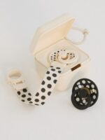 BIBS Держатель для пустышки Clip Loop Ivory/Black — изображение 2