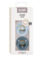 BIBS Набор из 2-х пустышек Colour Latex Anatomical Baby Blue/Petrol 6-18 месяцев — изображение 3