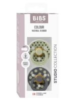 BIBS Набор из 2-х пустышек Studio Colour Polka Sage/Iron 6-18 месяцев — изображение 6