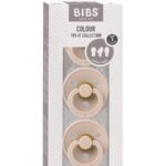 BIBS Набор из 3-х пустышек Try-it Blush 0-6 месяцев