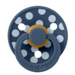 BIBS Пустышка Studio Colour Polka Baby Blue/Steel Blue 0-6 месяцев