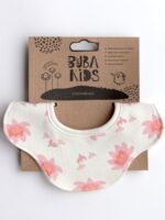 Buba Kids Двусторонний слюнявчик розовая кувшинка/утка-мандаринка — изображение 9