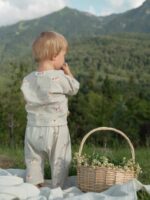 Buba Kids Комплект из муслина (рубашка, брюки) лошадки — изображение 2