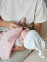 Buba Kids Набор из 3-х муслиновых платочков Песня севера/пудра/миндаль — изображение 3