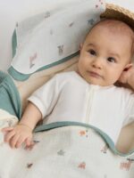 Buba Kids Набор из 3-х муслиновых платочков Заповедный лес/полынь/миндаль — изображение 2