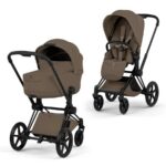 Cybex Коляска 2 в 1 Priam Style Coconut Brown шасси Matt Black