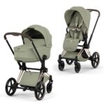 Cybex Коляска 2 в 1 Priam Style Sage Green шасси Rosegold
