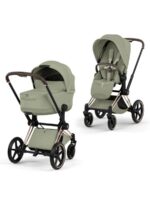 Cybex Коляска 2 в 1 Priam Style Sage Green шасси Rosegold