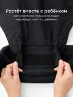 Happy Baby Эргорюкзак Babyhug Black — изображение 8