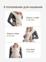Happy Baby Эргорюкзак Babyhug Milky — изображение 10