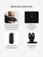 Happy Baby Эргорюкзак Babyride Black — изображение 10