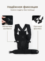 Happy Baby Эргорюкзак Babyride Black — изображение 8